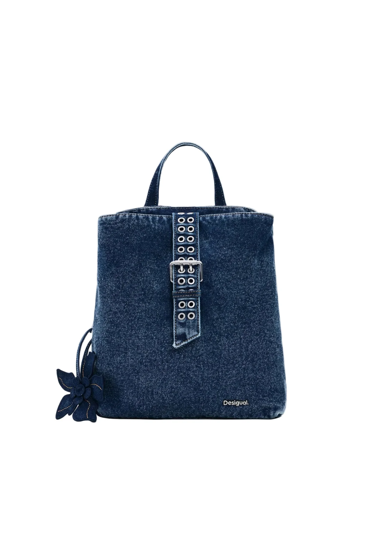 Desigual Zaino Donna Blu Logo