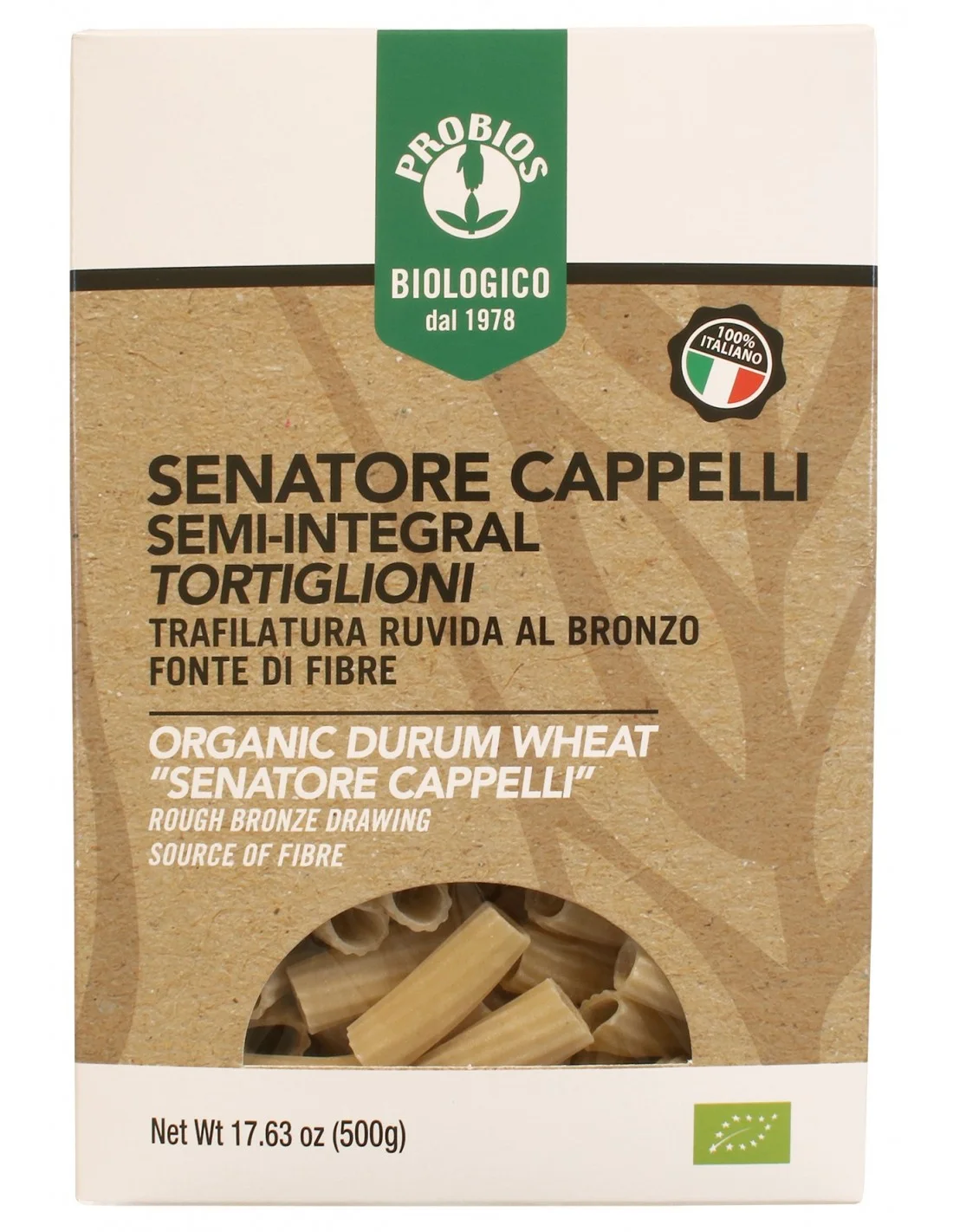 Tortiglioni di grano senatore cappelli