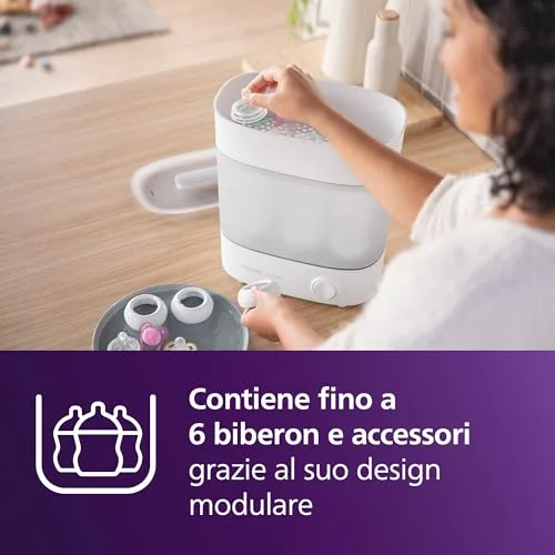 Sterilizzatore Elettrico a Vapore Philips Avent SCF291 - vista 7