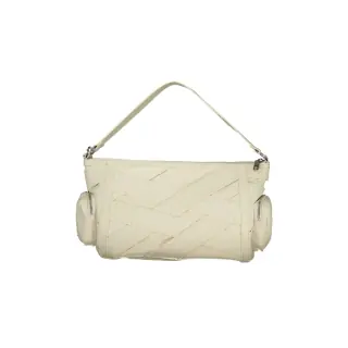 Desigual Borsa a Tracolla Donna Bianca Logo