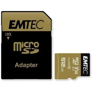 Scheda MicroSD Emtec ECMSDM512GXC10SP