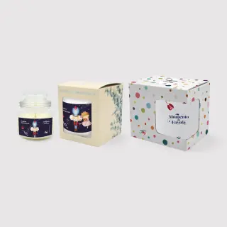 Set tazza tema Sogno incantato e 2 candele profumate