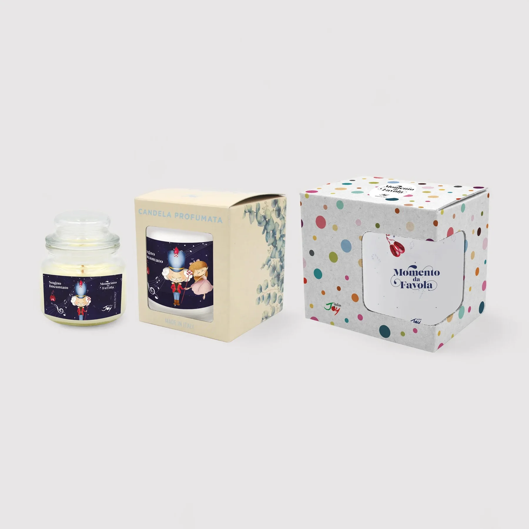 Set tazza tema Sogno incantato e 2 candele profumate