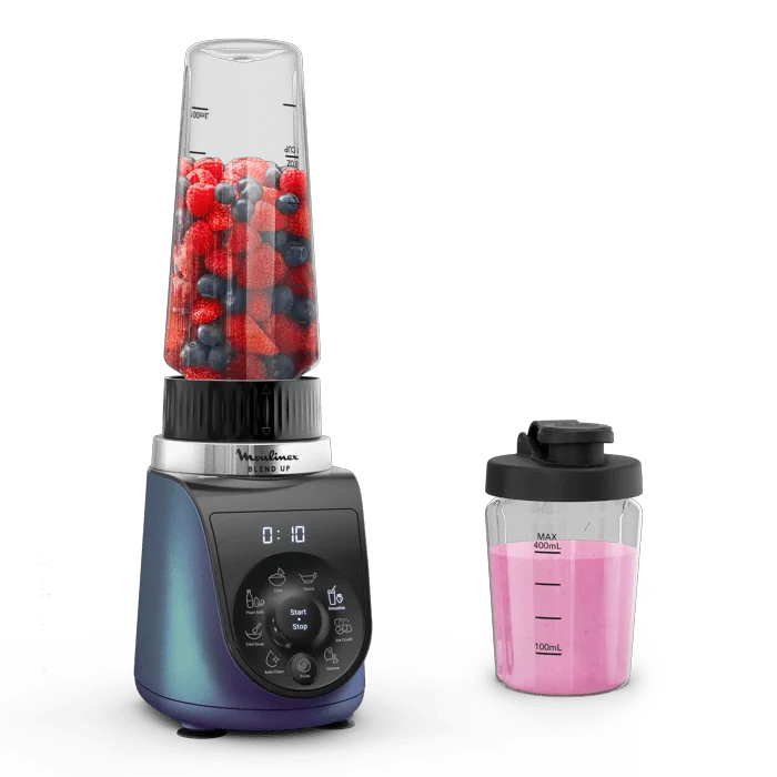 Moulinex Frullatore Blend Up con 2 Bottiglie da Viaggio