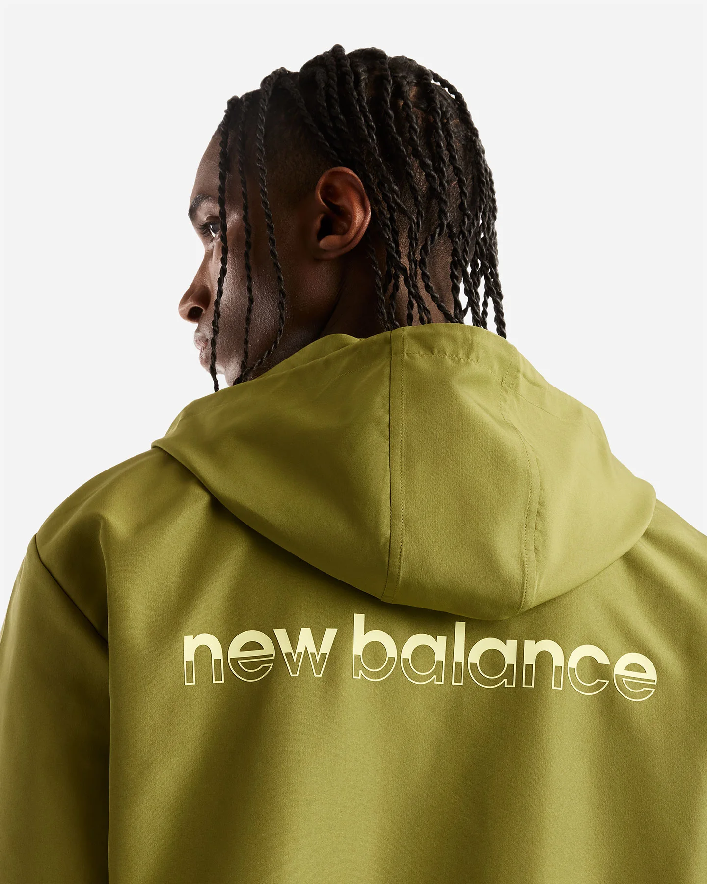 New Balance Trackside - Felpa Uomo Verde - vista 5