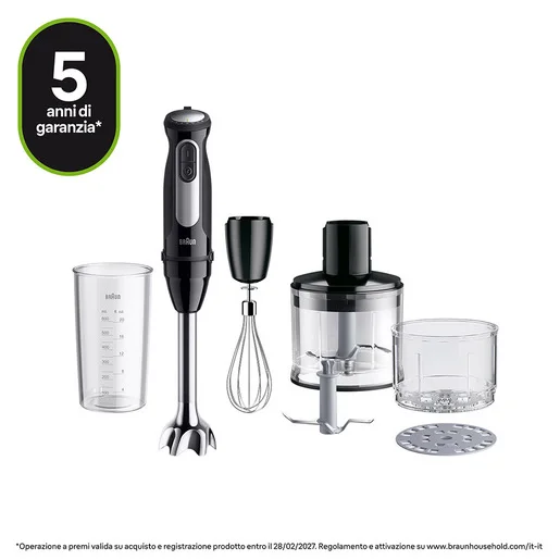 Braun MultiQuick 5 Pro - Minipimer con Tritatutto