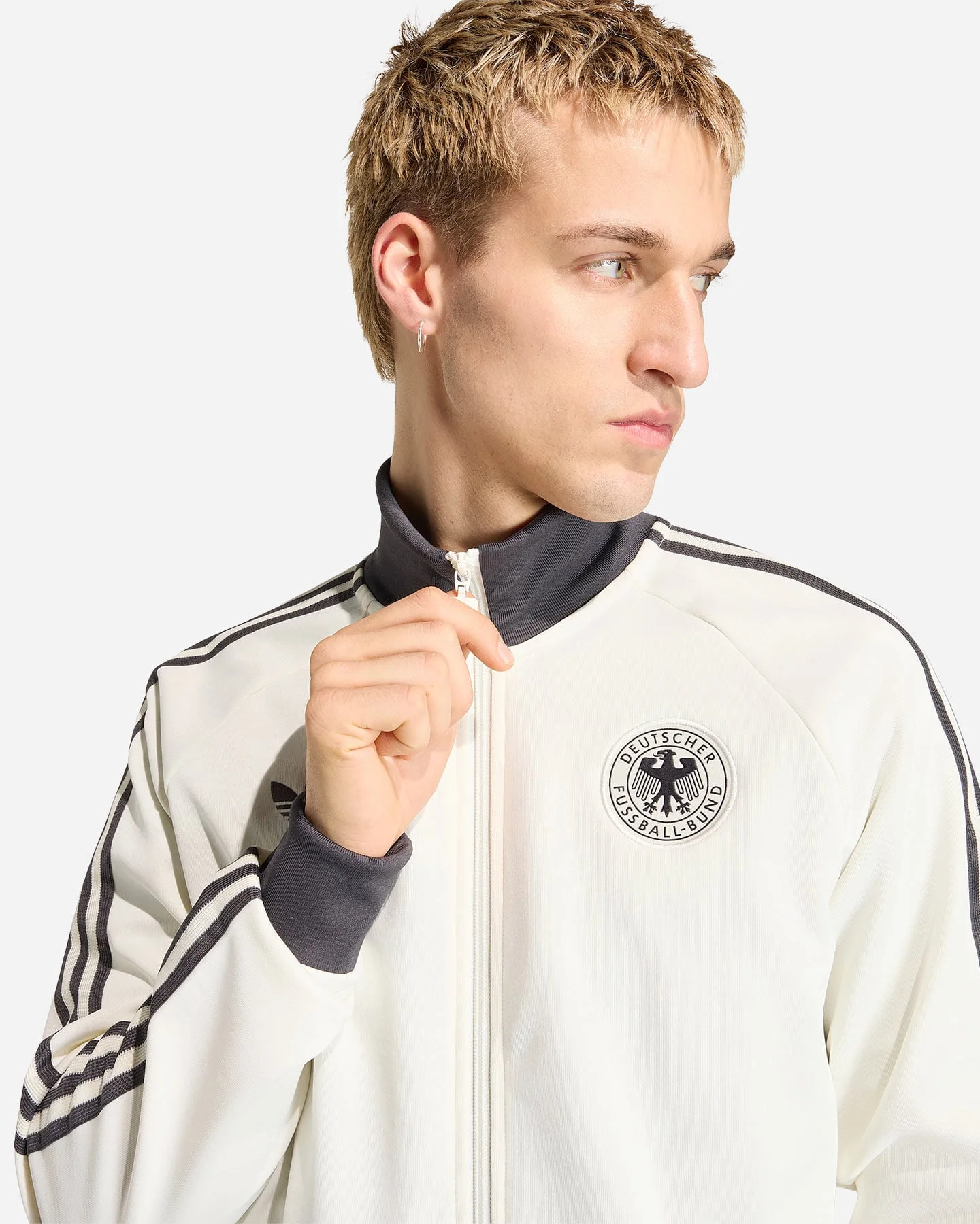 Felpa Adidas Germania Originals - Uomo - vista 4