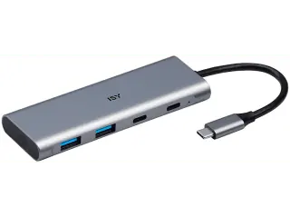 ISY IHU-5200 USB-C a doppia USB-A e USB-C