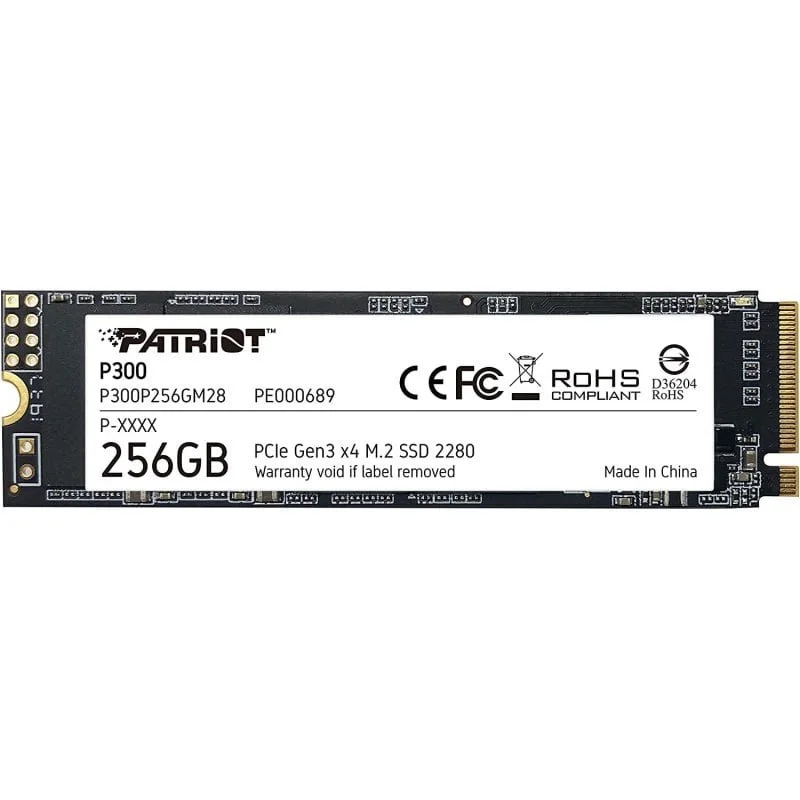 Patriot P300 SSD da 256 GB M.2 PCIe NVMe