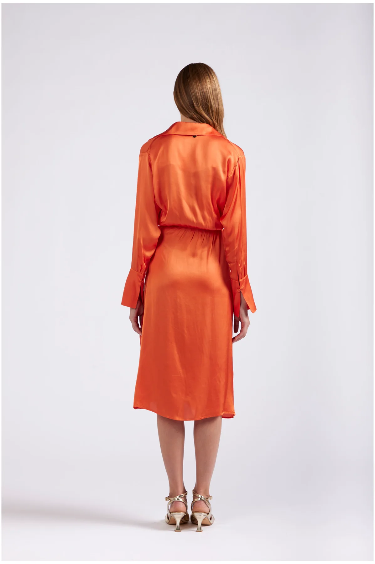 Abito portafoglio elegante arancio - vista 2