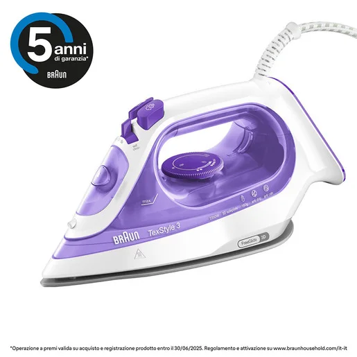 Braun TexStyle 3 Ferro da Stiro a Vapore