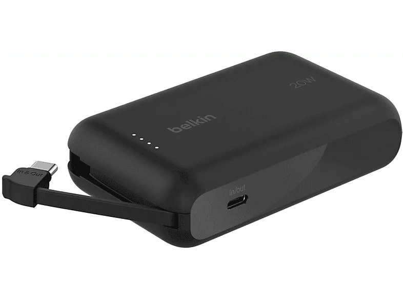 Belkin Power Bank con Cavo Integrato 20W 10000 mAh