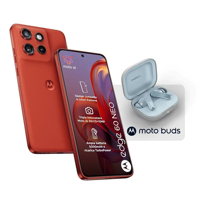 Motorola Smartphone Edge 60 Neo con MOTO BUDS