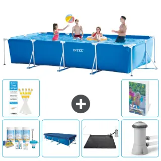 Intex Piscina Con Struttura Rettangolare