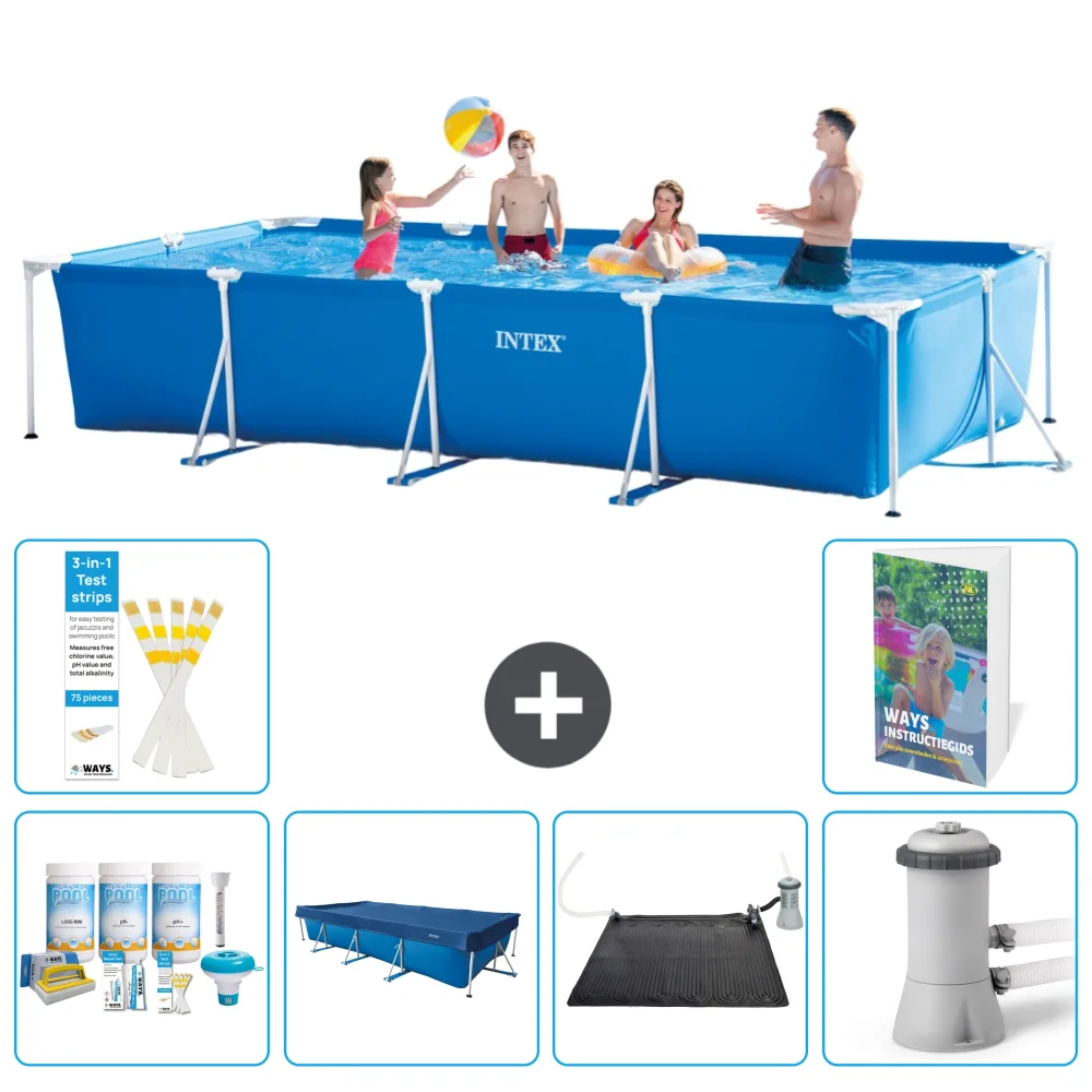 Intex Piscina Con Struttura Rettangolare