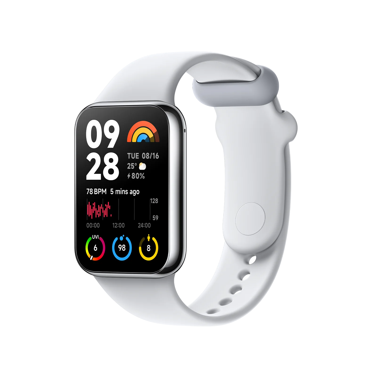 Xiaomi Smart Band 8 Pro Light Grey - vista 2
