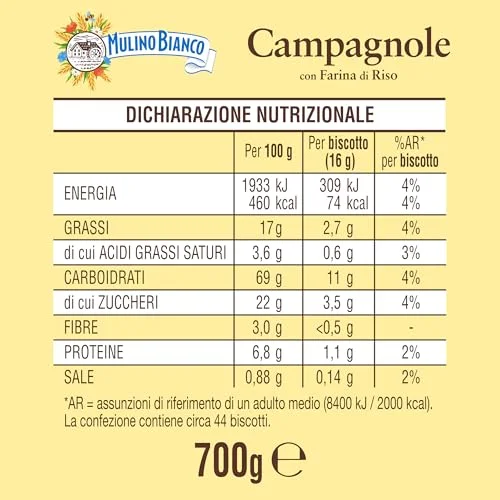 Mulino Bianco Biscotti Frollini Campagnole vista 7