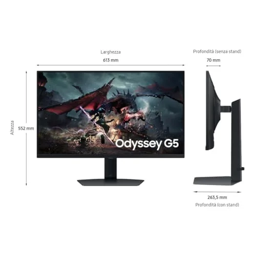 Samsung Monitor Gaming Odyssey G5 - vista 6