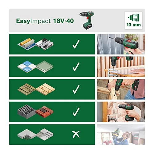 Trapano a Batteria Bosch EasyImpact 18V-40 - vista 4