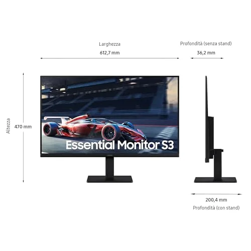 Samsung Monitor S30GD (S27D302) Flat 27'' - vista 4