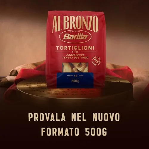 Barilla Pasta Al Bronzo Tortiglioni 100% Grano Italiano - vista 3