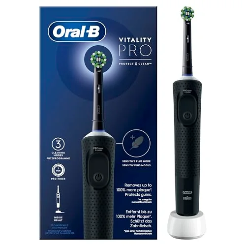 Oral-B Spazzolino Elettrico Ricaricabile Vitality Pro Nero