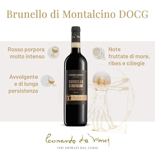 Leonardo da Vinci Brunello di Montalcino DOCG 2020 - vista 3
