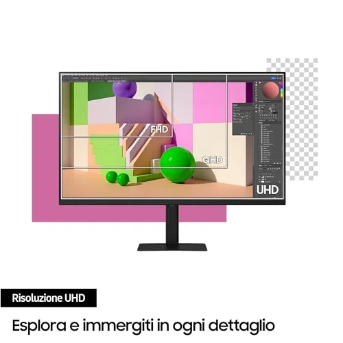 Samsung Monitor ViewFinity S7 (S32D702) - vista 6